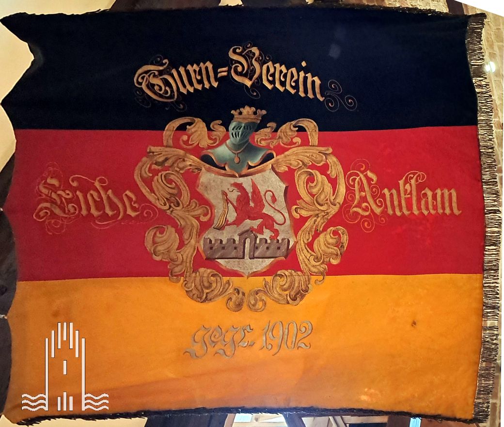 Fahne Turnverein Eiche Anklam Abbildung