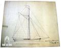 Segelzeichnung zum Kutter von 26 Fuß, 1873