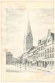 Hermann Scheel - Ostseite vom Markt mit Nikolaikirche